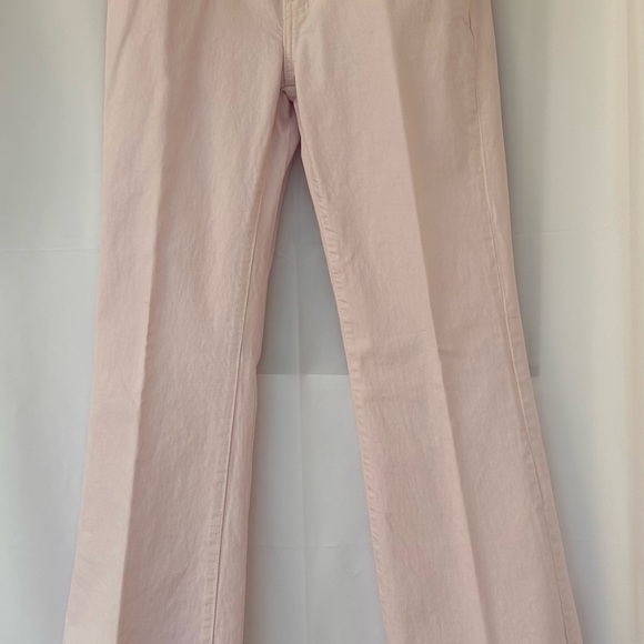 Current/Elliott The Wray Wide Leg Jeans Pink NWOT - Picture 4 of 11